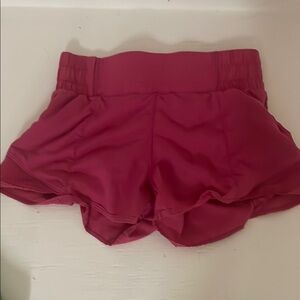 Lululemon Athletica Berry Athletic Shorts